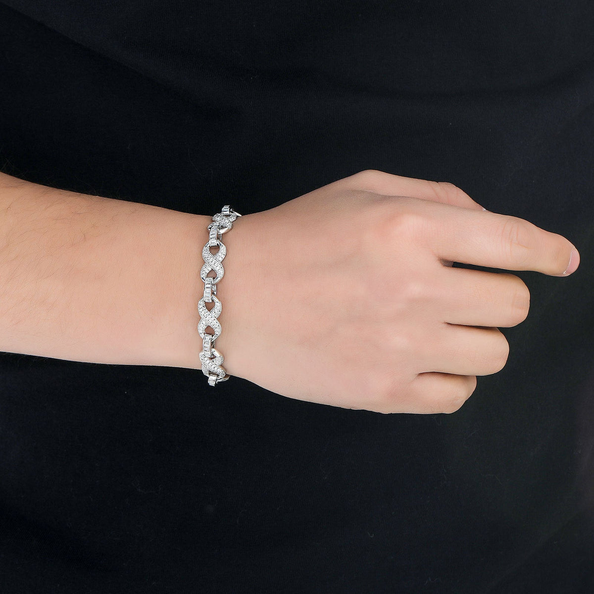 10mm Figure-eight Infinity Chain Personalized Cuban Link