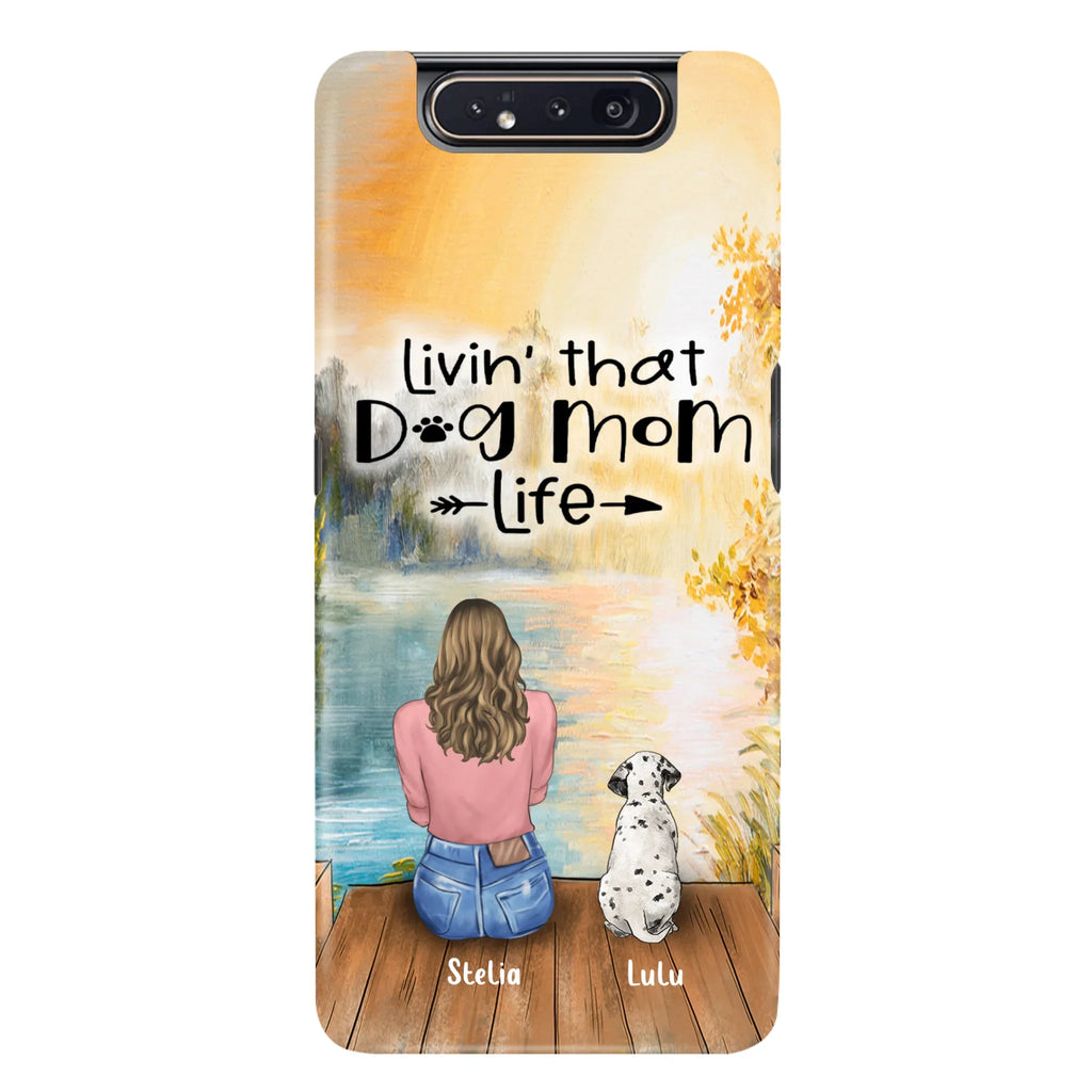 Custom Personalized Dog Mom Phone Case - Gift for Dog Lovers - iPhone & Samsung Case with upto 4 Dogs