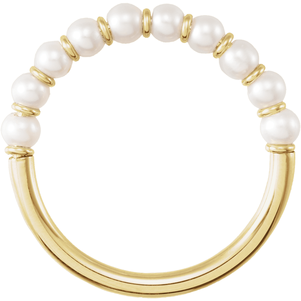 Éveline 14K Gold Freshwater Pearl Ring