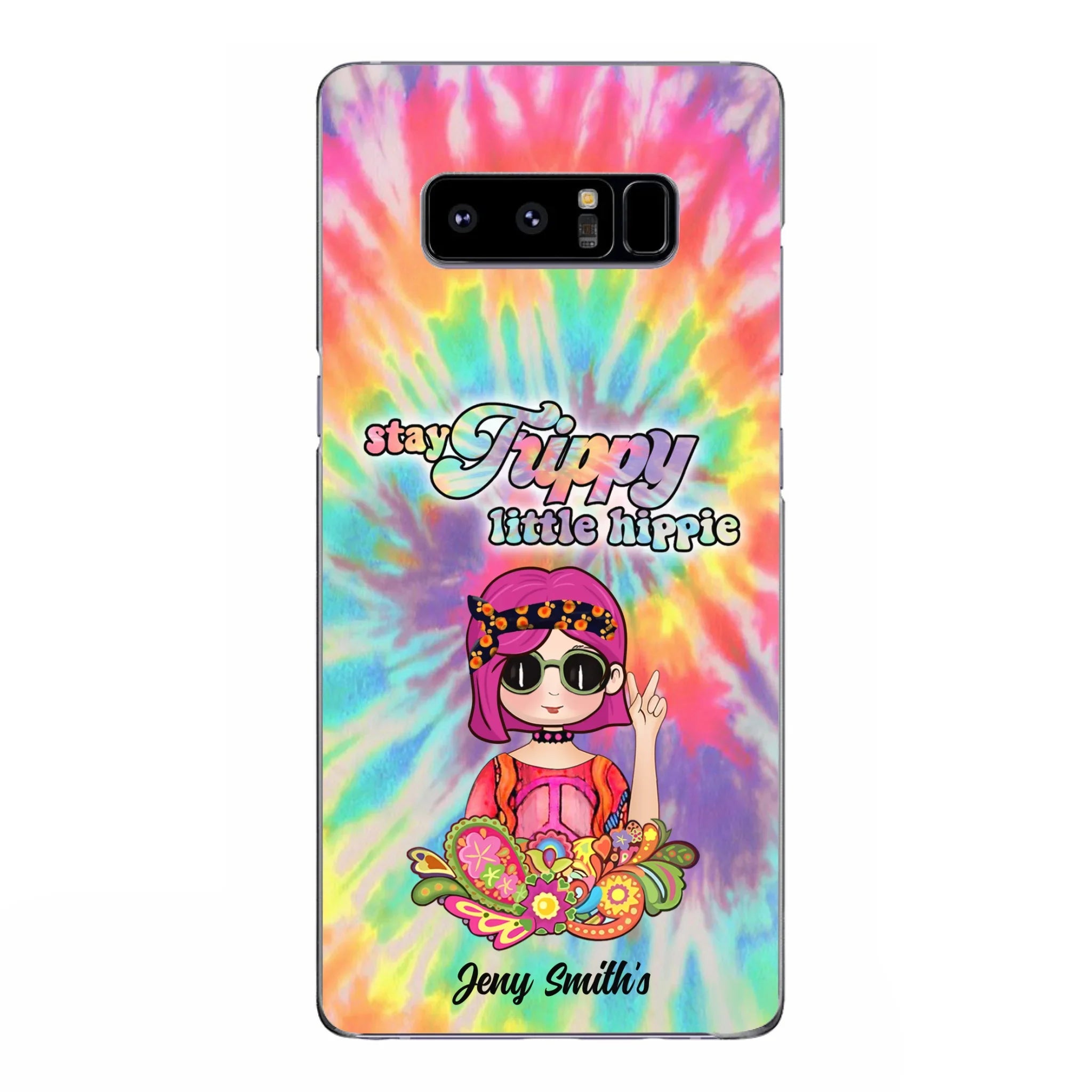 Personalized Hippie Phone Case - Stay Trippy Little Hippie - Case Phone For iPhone And Samsung