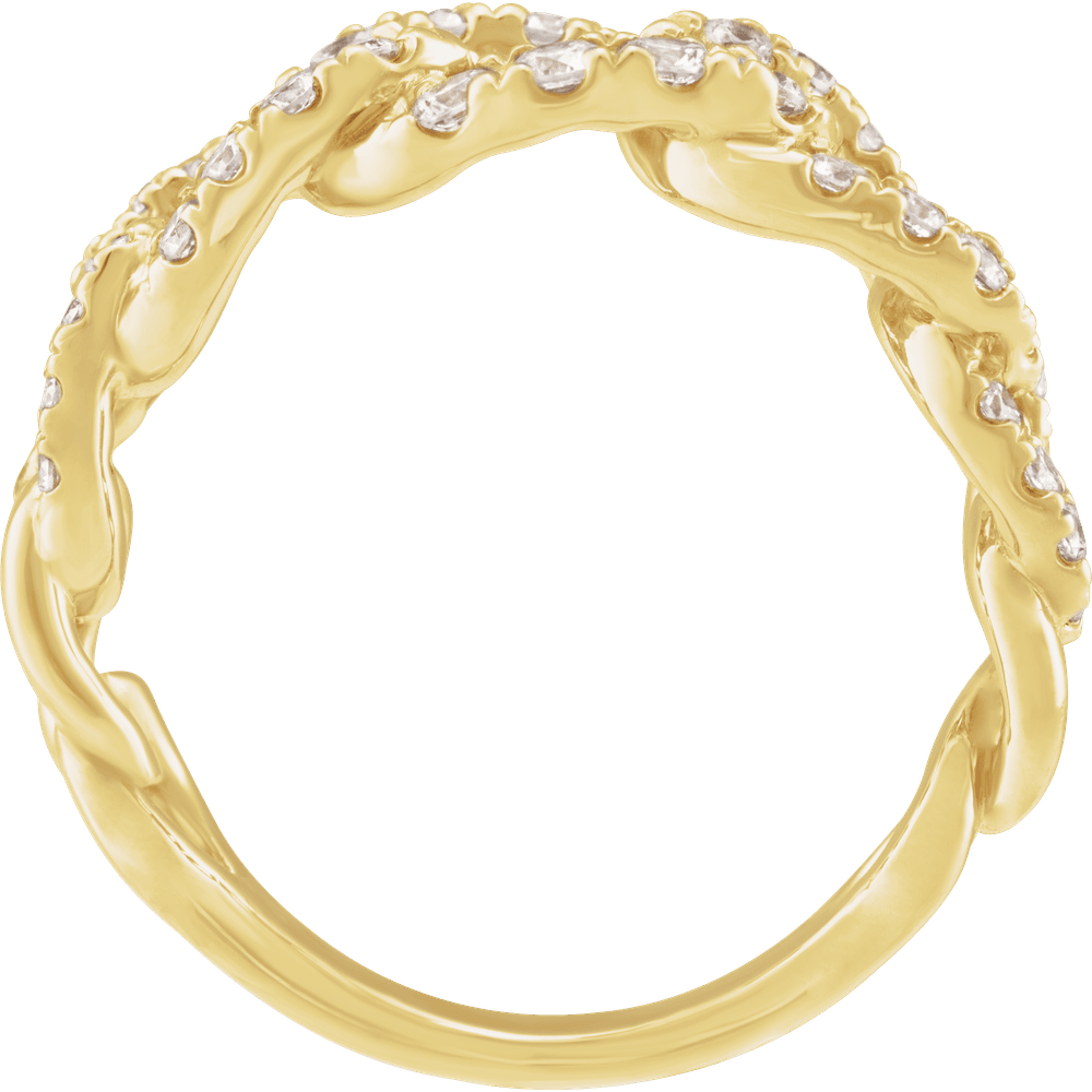 1 CTW Lab Grown Diamond Ring 14K Yellow Gold