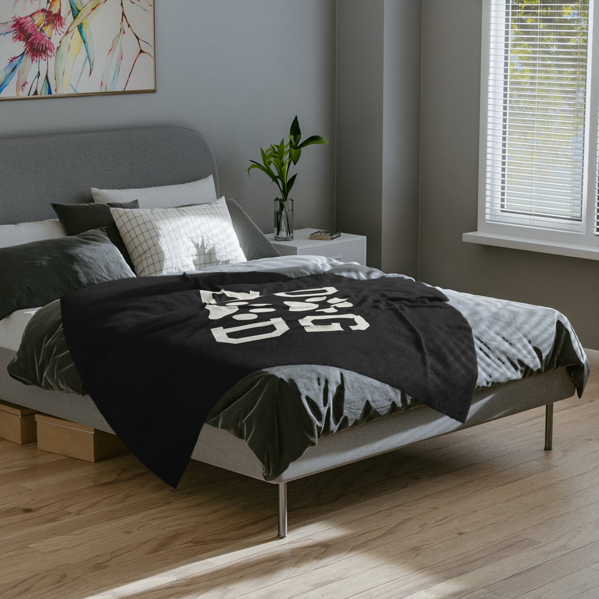 Dog Dad Cozy Fleece Throw