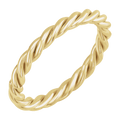 Éloïse 14K Gold-Filled Twisted Rope Ring