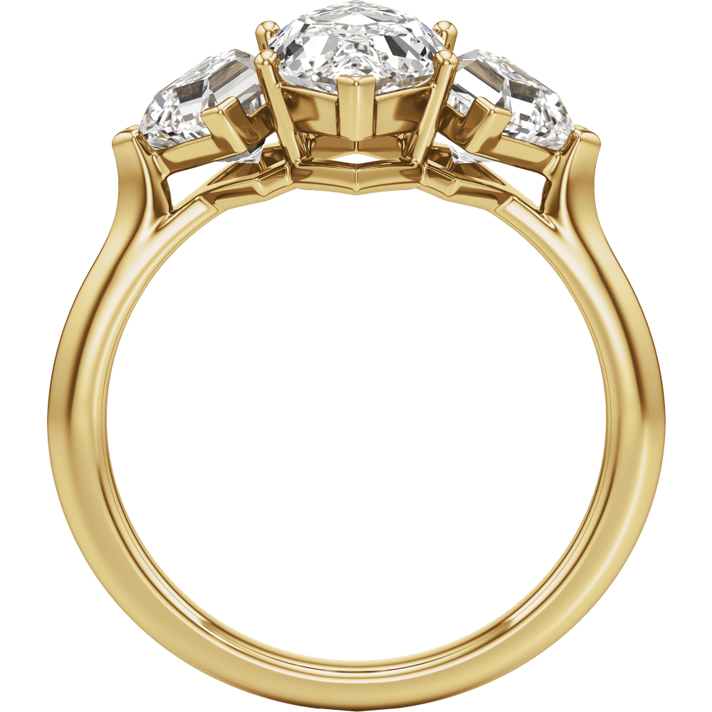 Élodie Three-Stone Lab-Grown Diamond Engagement Ring