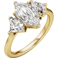 Élodie Three-Stone Lab-Grown Diamond Engagement Ring