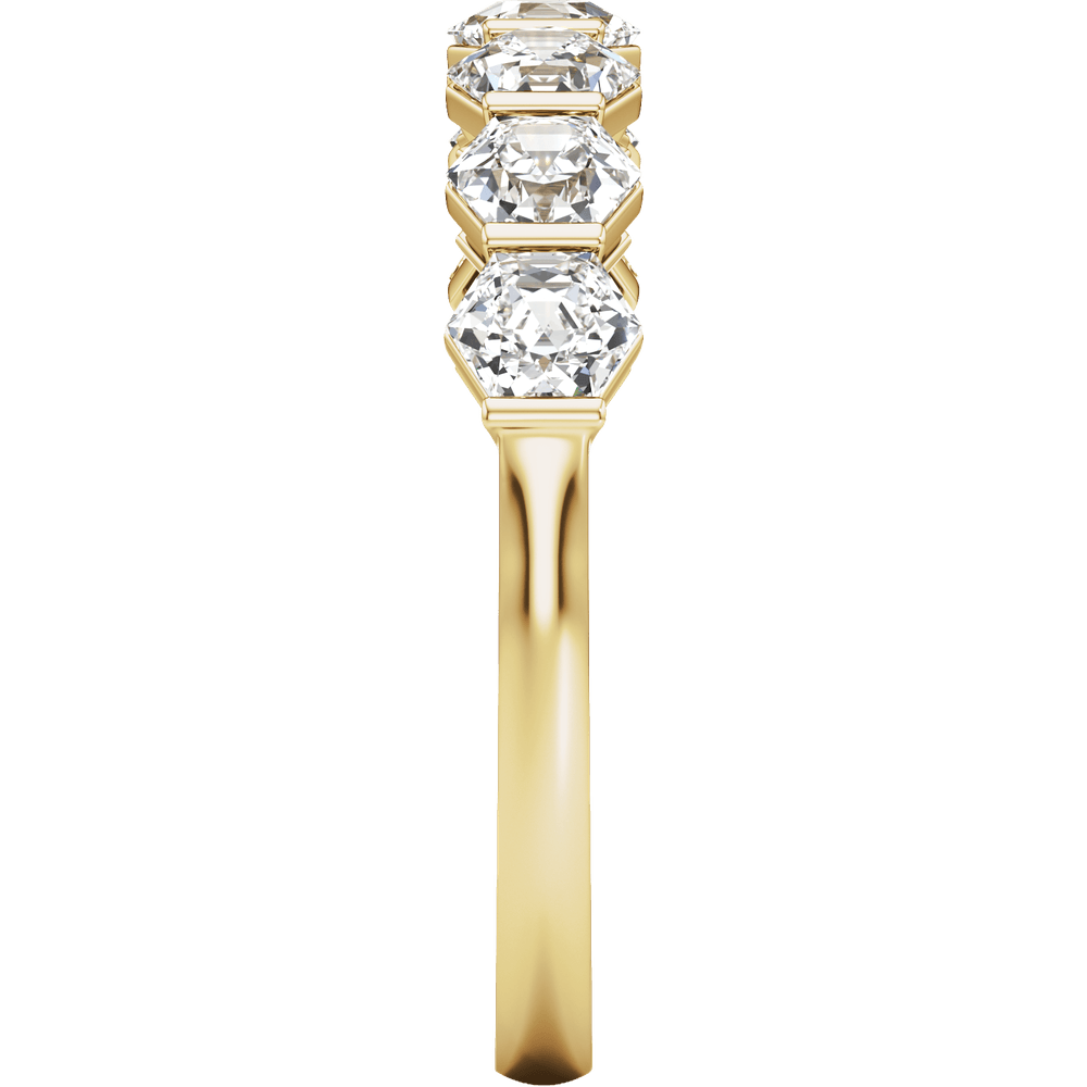 Éloise 14K Yellow Gold 1 1/2 CTW Hexagon Lab-Grown Diamond Anniversary Band