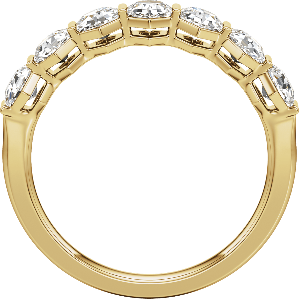 Éloise 14K Yellow Gold 1 1/2 CTW Hexagon Lab-Grown Diamond Anniversary Band