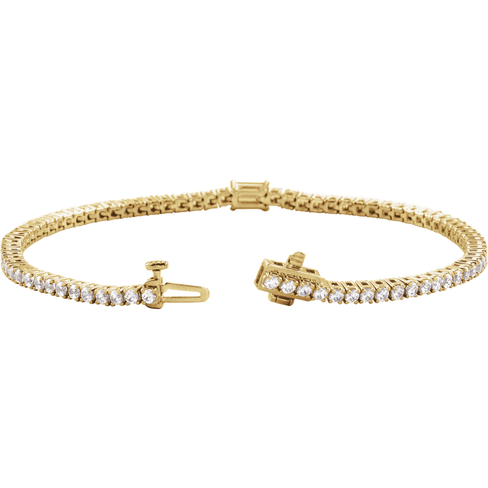 L’Instant Émeraude 14K Gold Lab-Grown Emerald & Diamond Tennis Bracelet