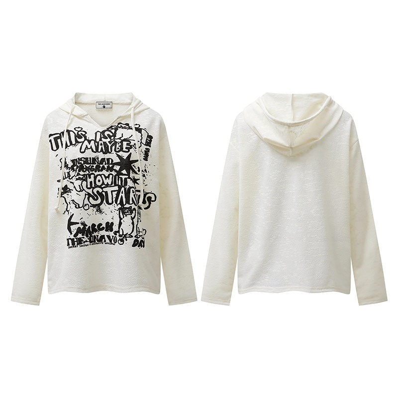 Women's Playful Long Sleeve Sunscreen T-Shirt Harajuku Style - Image 2