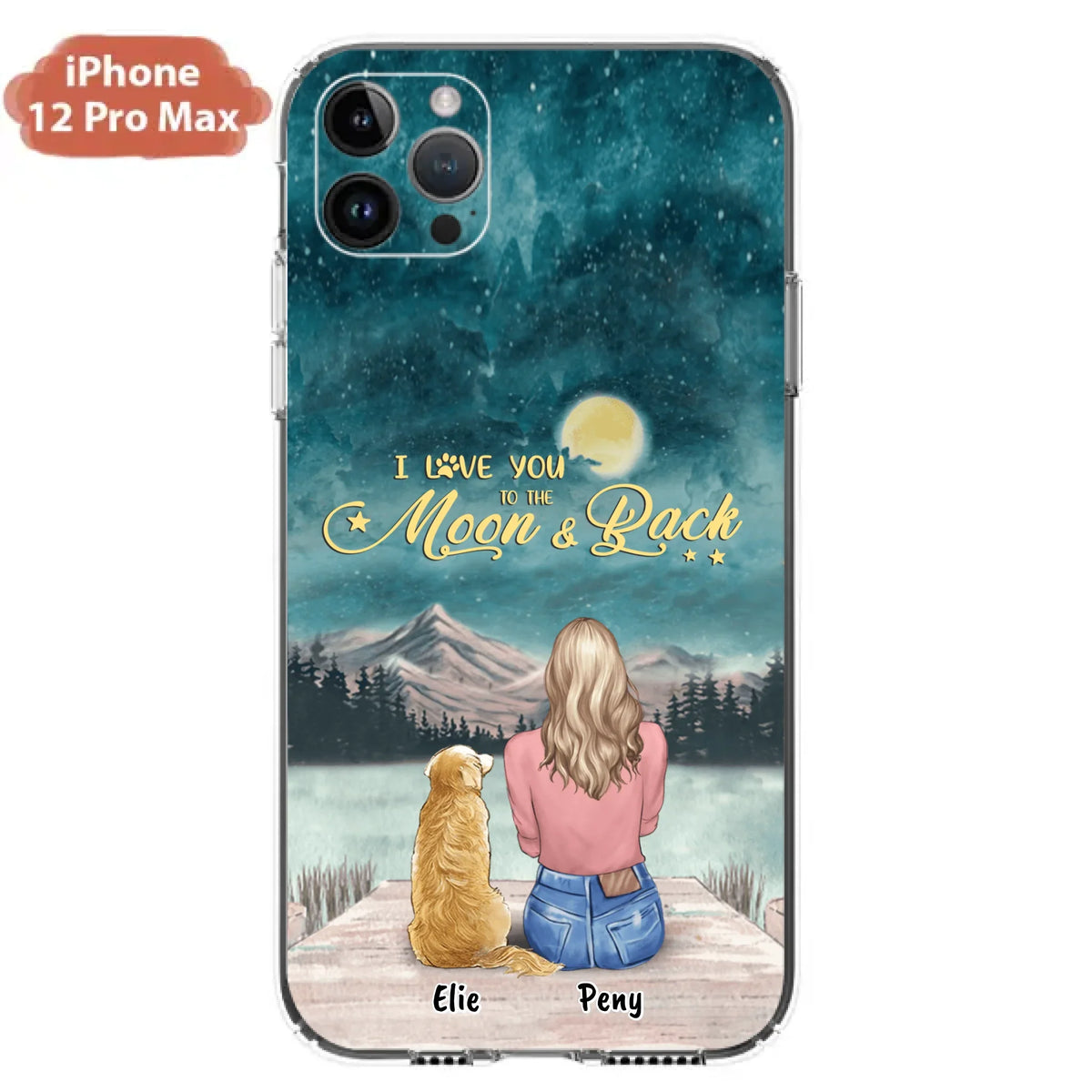 Personalized Pet Mom Phone Case - up to 4 Pets - FD19NO