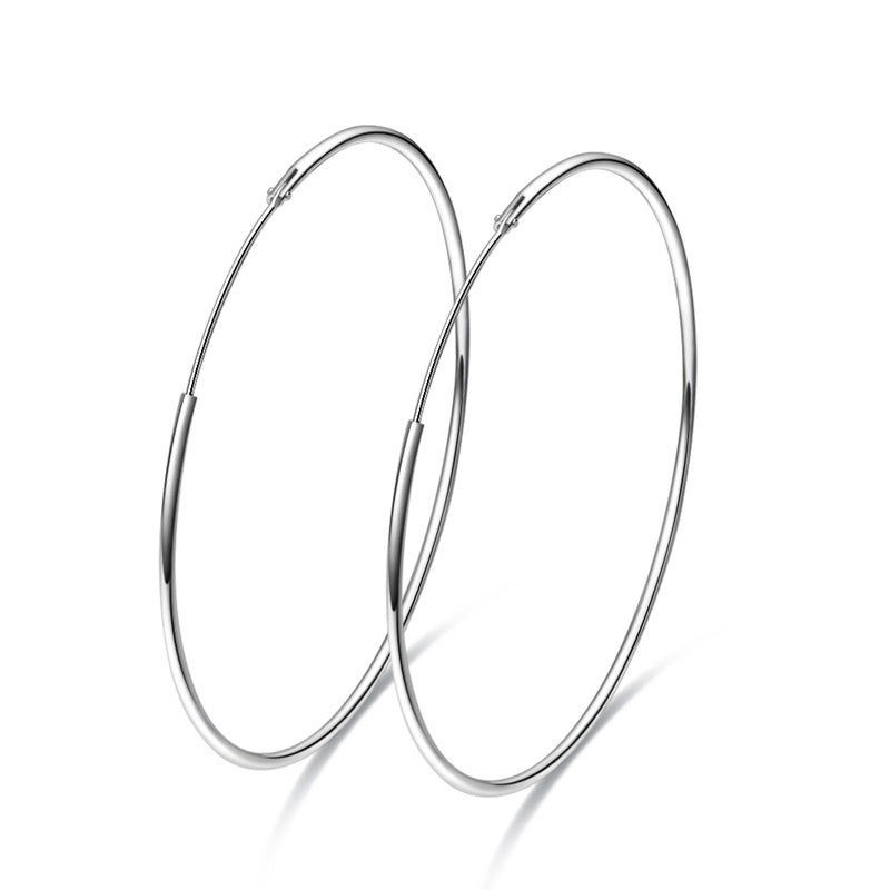 Personality, Elegance And Simplicity Round Ring Earrings