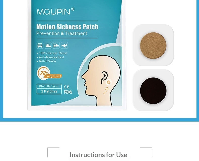 Portable Home Car And Travel Motion-Sickness Patch