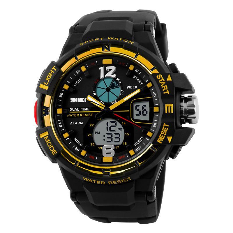 Large Dial Military Digital Sports Watch 50M Waterproof