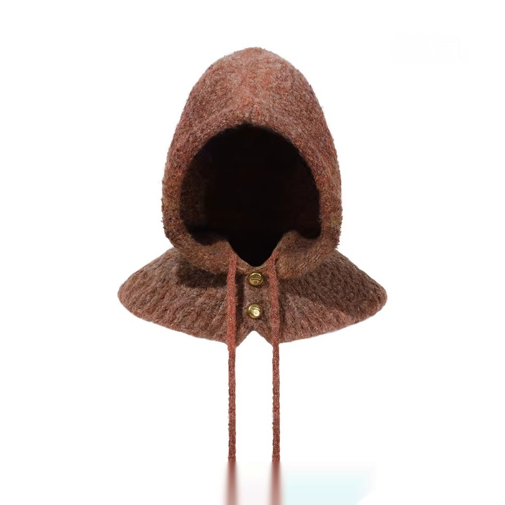 Women's Tie-Dye Balaclava – Warm Winter Hat & Scarf