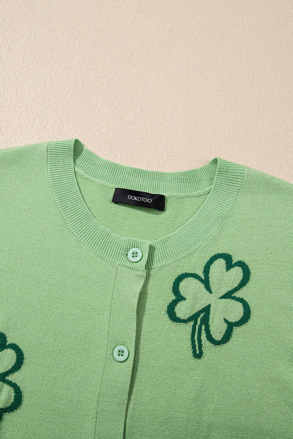 Holiday Jacquard Short Sleeve Cardigan