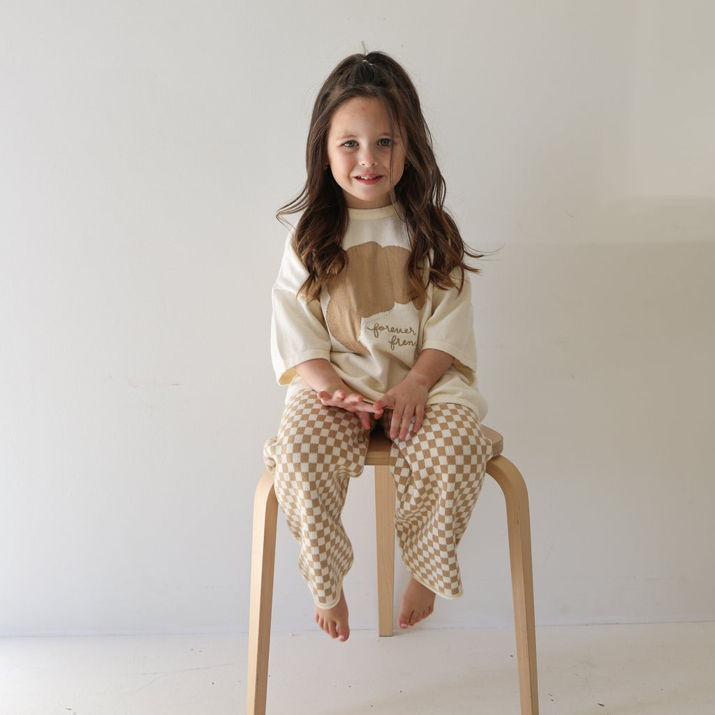 Knit Pant Set | Croissants