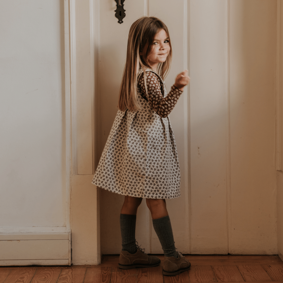 The Corduroy Bloomer -  Neutral Floral