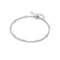 Stainless Steel Gold-colored Beaded Bracelet For Women