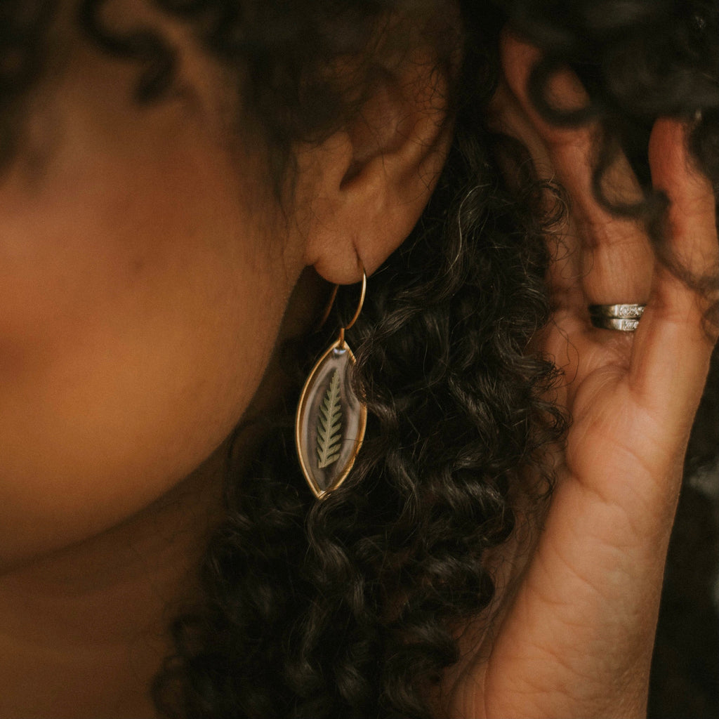 Marquise Botanical Earrings