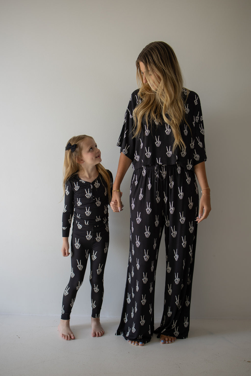 Bamboo Two Piece Pajamas | Midnight Skelly