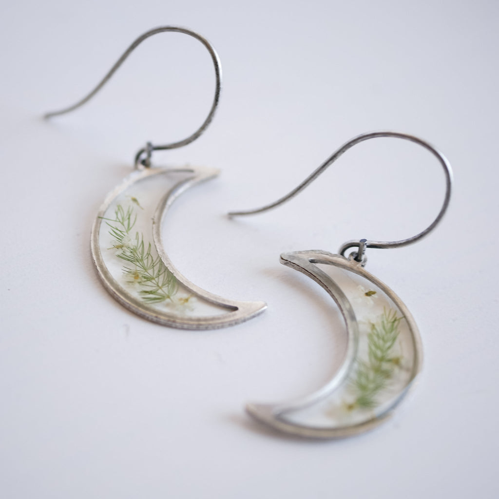 Garden Flower Earrings - Gold & Silver Botanical Posts
