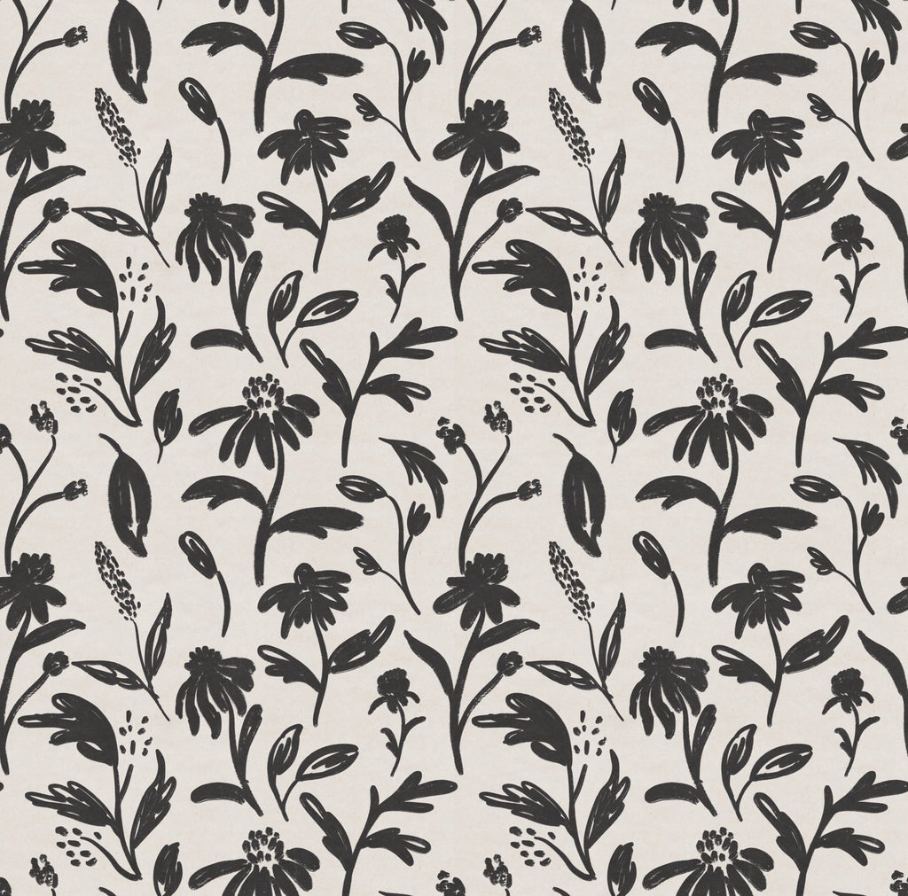Margot Sage Green Floral Removable Wallpaper for Nursery Decor