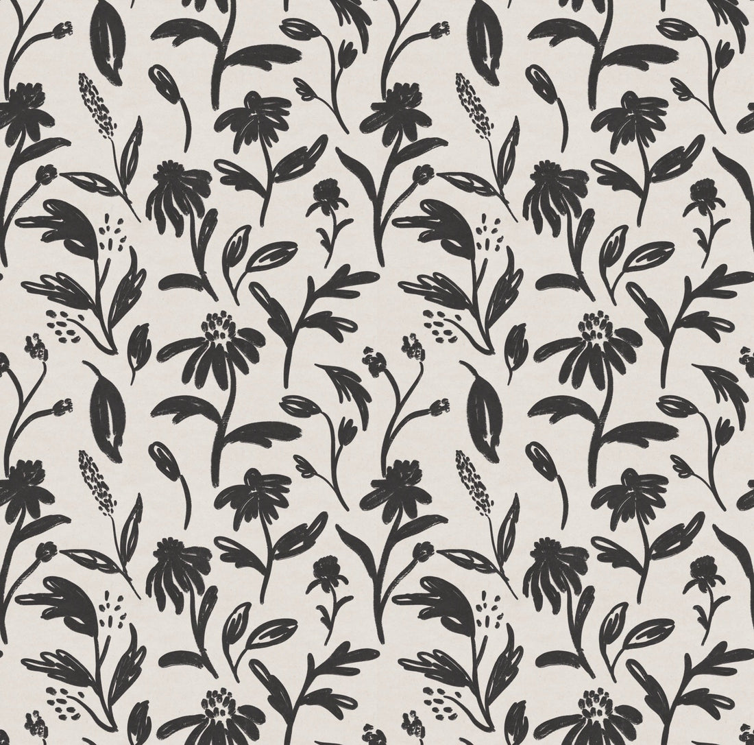 Margot Sage Green Floral Removable Wallpaper for Nursery Decor