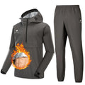 HOTSUIT Sauna Suit for Men Weight Loss Lightweight Boxing Sweat Suit Gym Workout Durable Sauna Jacket Pant Gray S