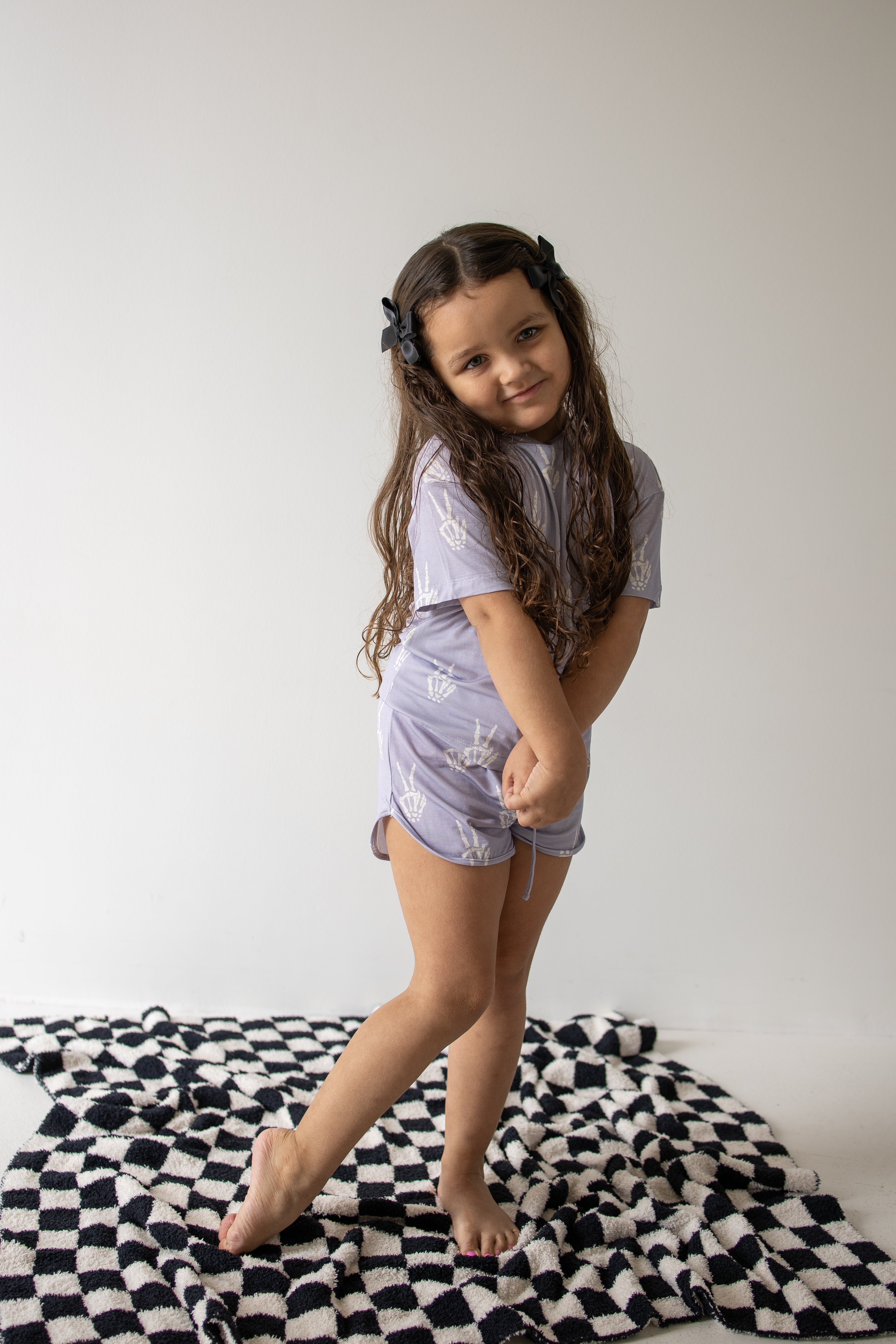 Girl's Bamboo Short Set | Enchanted Skelly