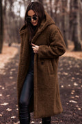 Harajuku Style Long Sleeve Woolen Coat for Women - Cozy & Warm - Image 6