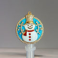 Snowman Straw Topper