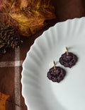 Bat Cameo, in Plum