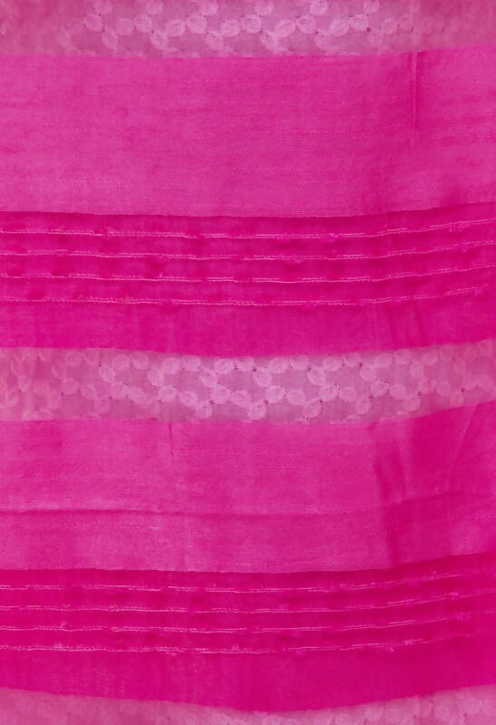Moeza Cotton Payal Design Pink Dupatta with Self-Work Detail