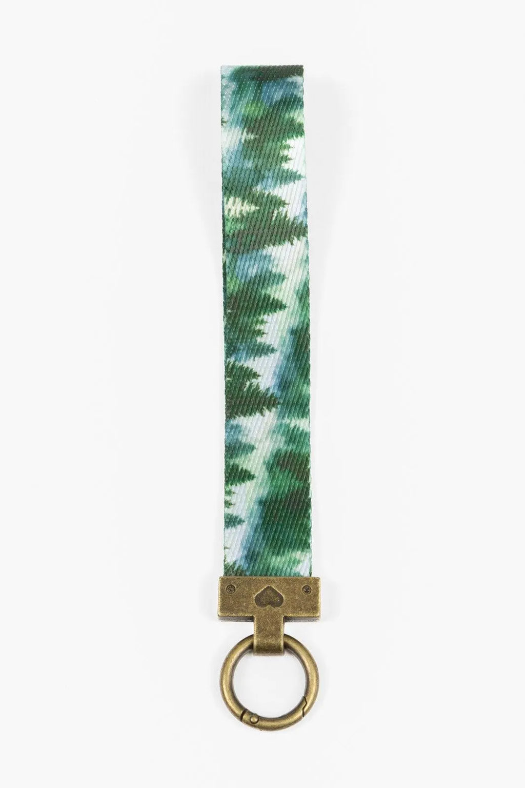 Evergreen Explorer Wristlet Keychain