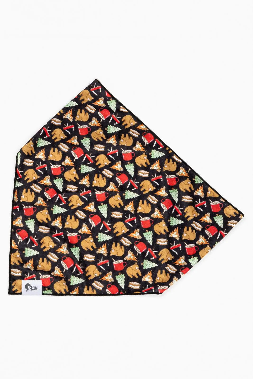 Woodland Tales Dog Bandana and Matching Keychain Set