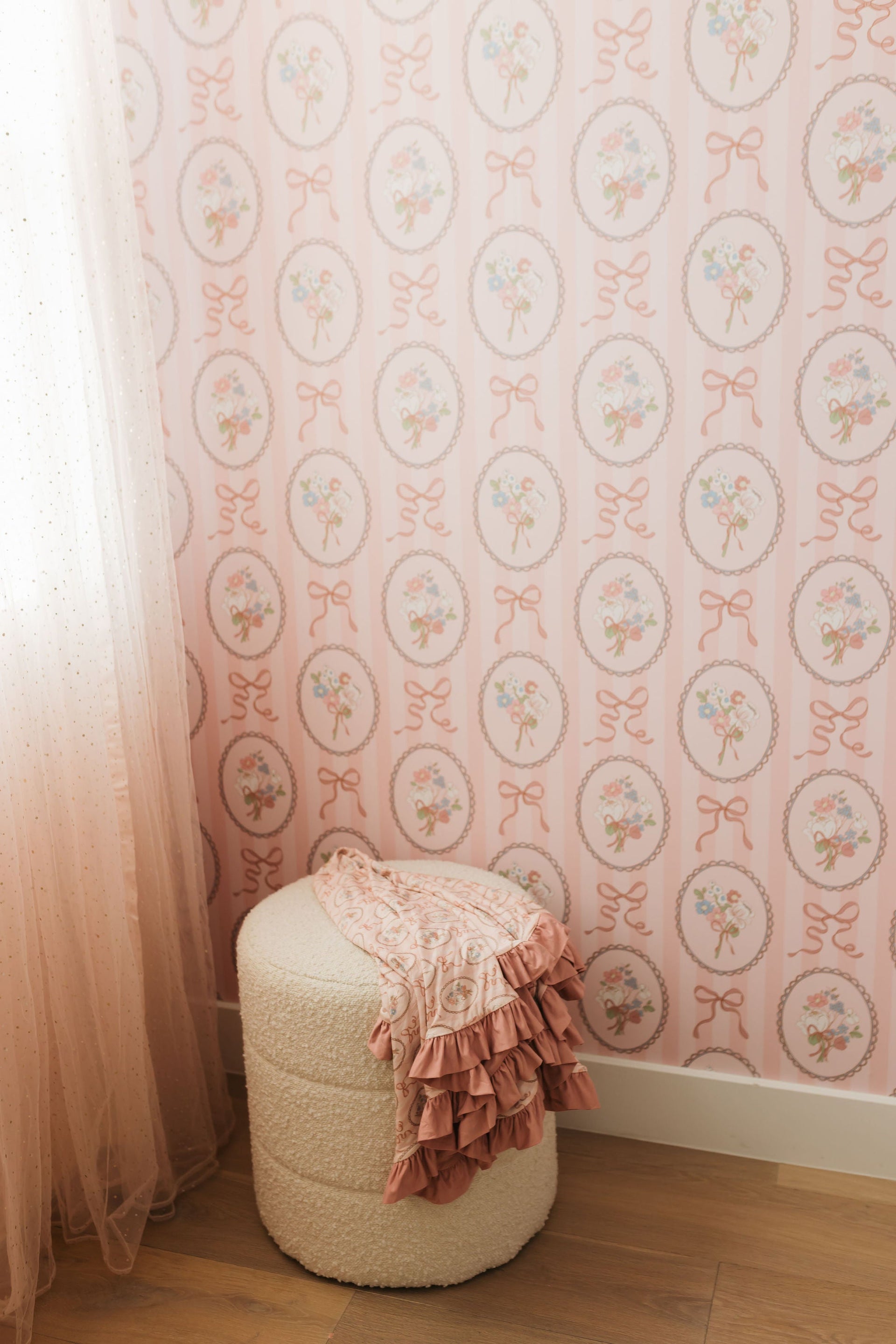Blaire Peel and Stick Nursery Wallpaper for Kids Rooms