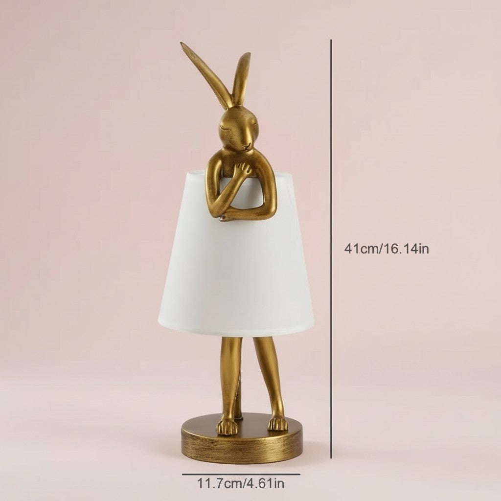 Modern Bunny Table Lamp with Adjustable Ambient Lighting