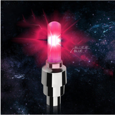 LED Tire Valve Stem Lights - Waterproof Neon Spoke Flash for Bikes