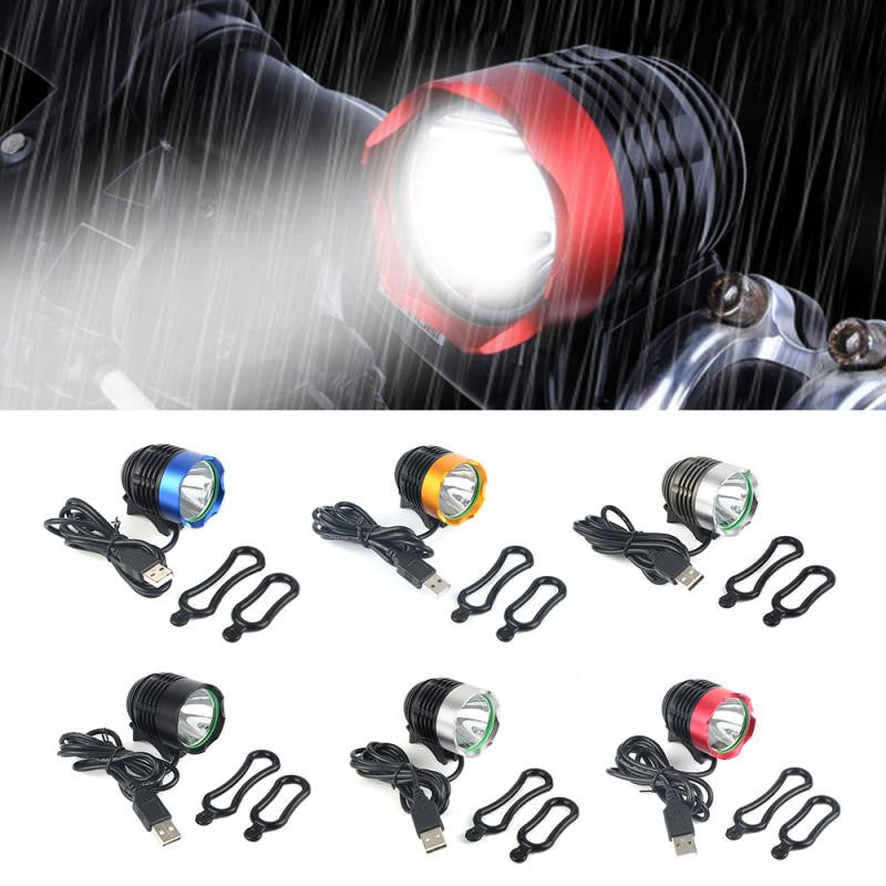 1800LM LED Mountain Bike Headlight with 200m Beam Range