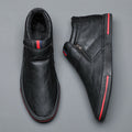 Men's Casual Winter Snow Boots Faux Leather Lined Anti-Slip Shoes