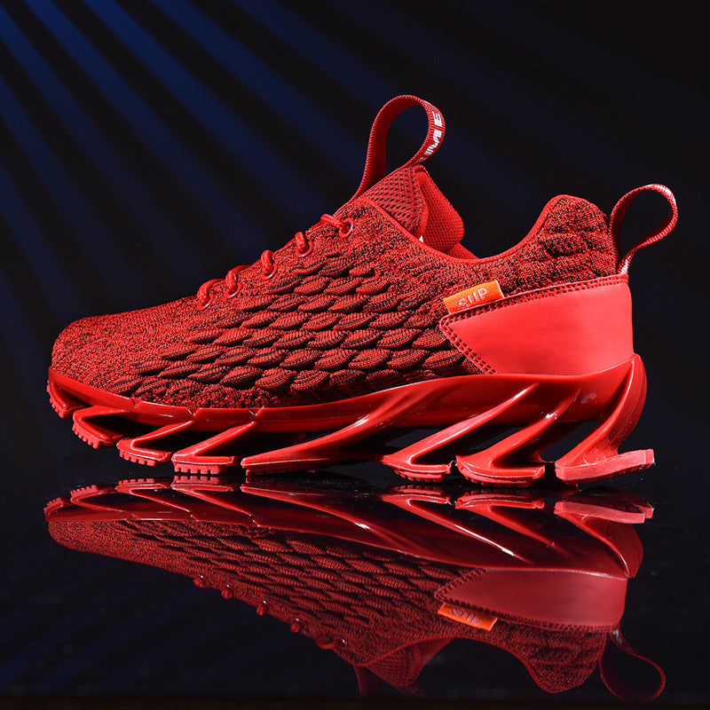 Mens Modern Lightweight Breathable Knit Running Sneakers