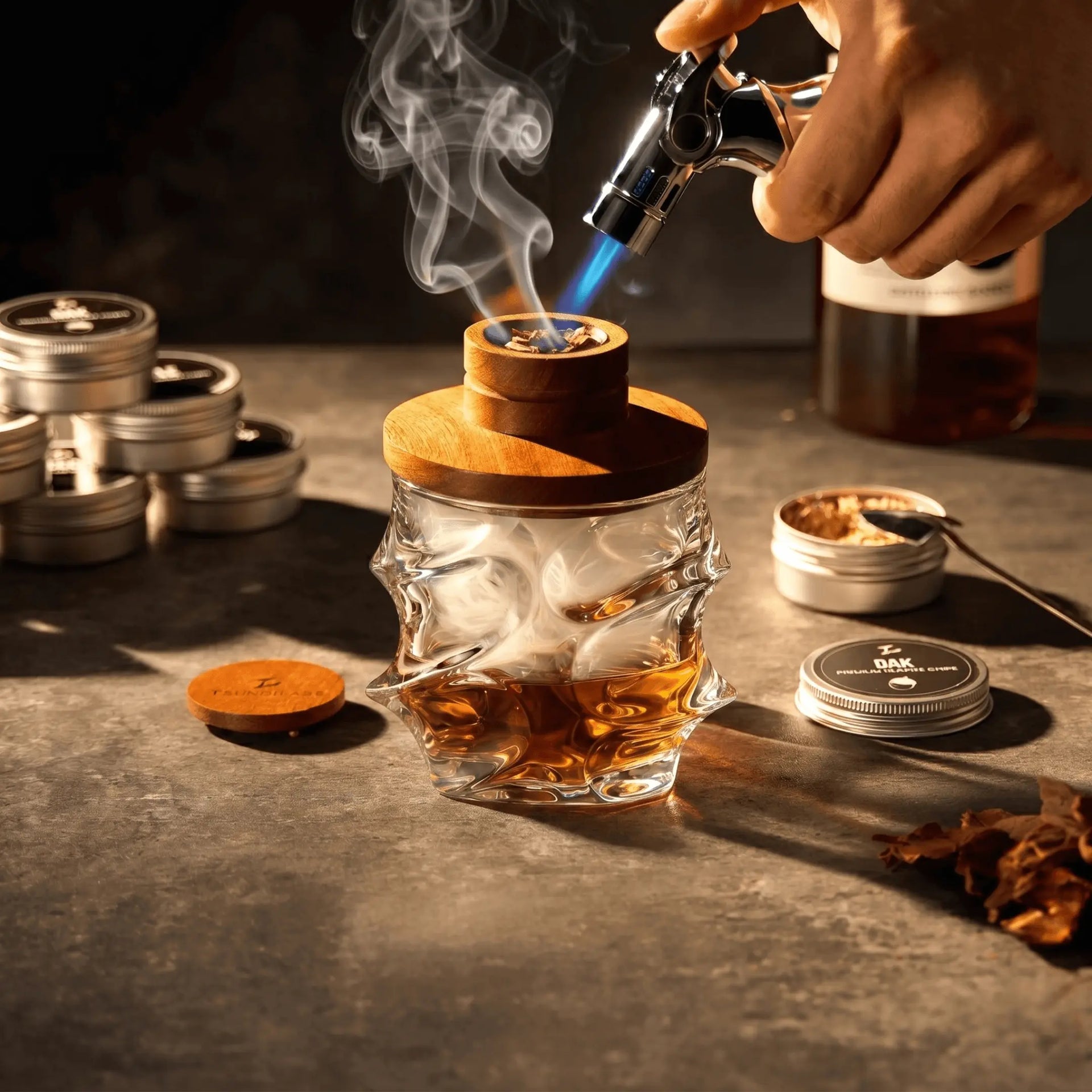 Sophisticated Whisky & Cocktail Storm Smoker Bundle Kit