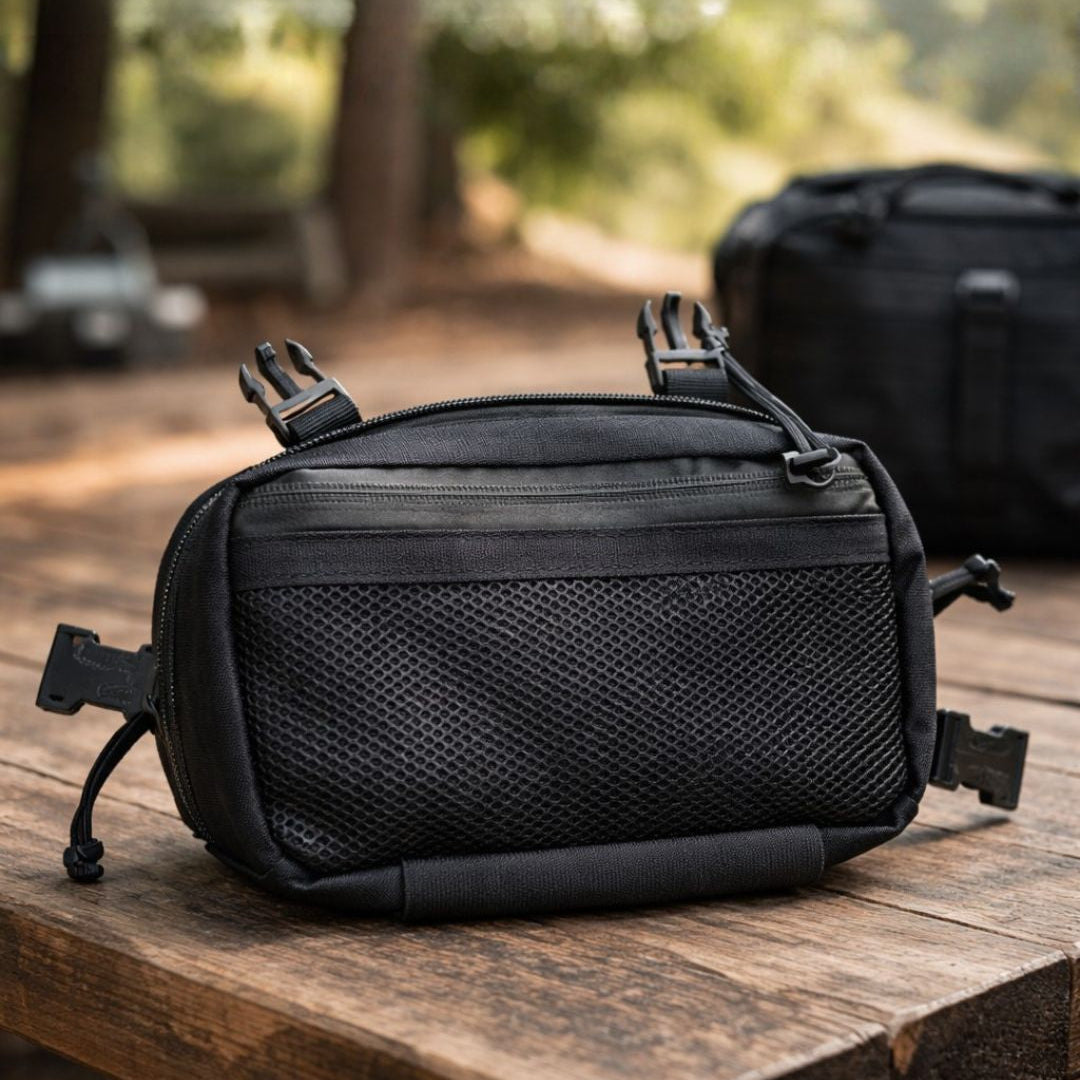 Black-Out Chest Rig: Lightweight EDC Gear for Running and Hiking