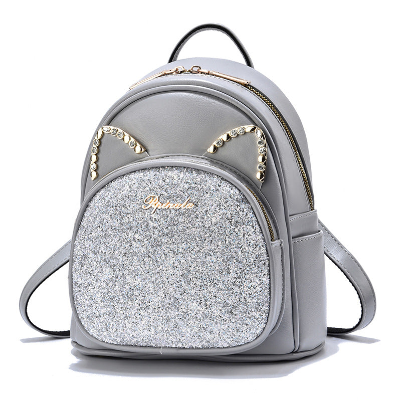 Large-Capacity PU Leather Business Backpack for Women