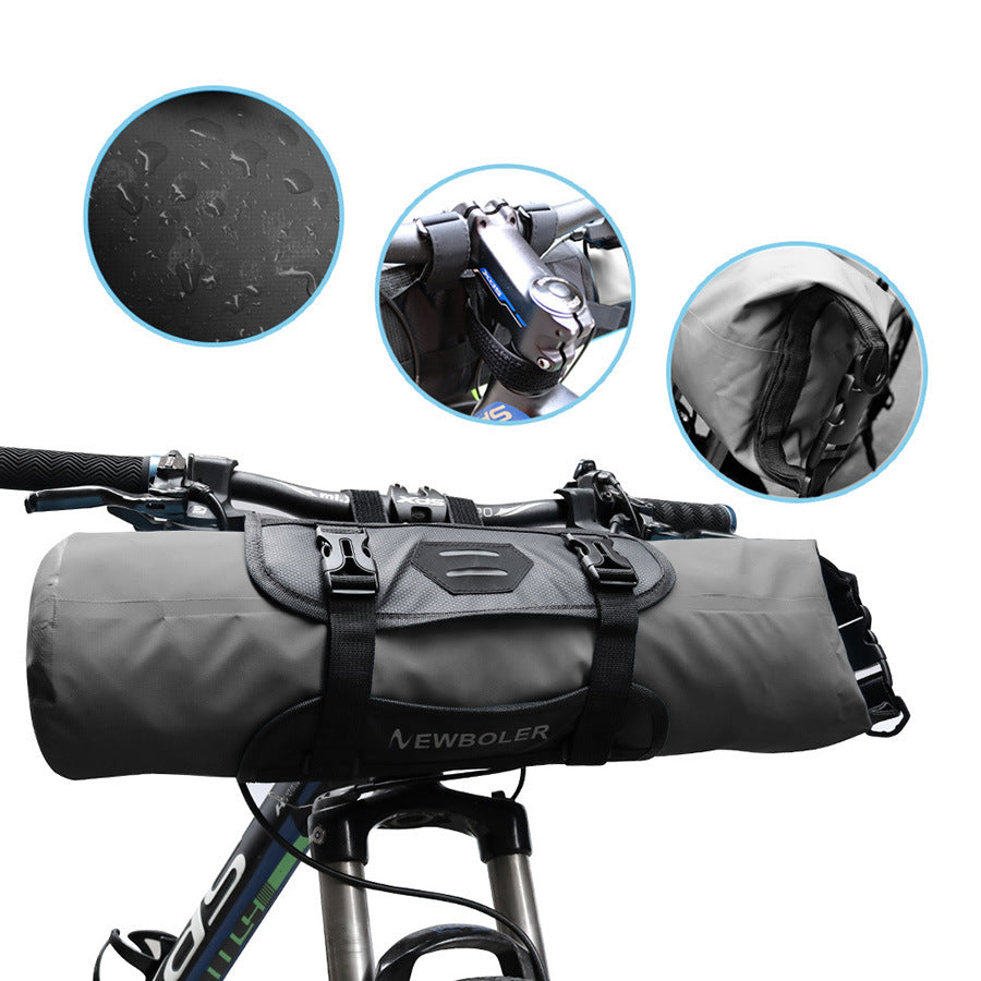 Waterproof Bike Handlebar Bag for Road Bicycles and Bikepacking