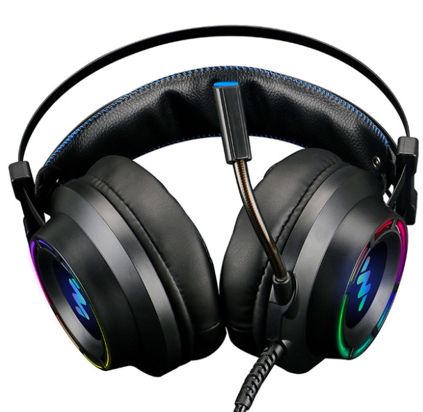 Professional Gaming Headset with 7.1 Surround Sound & RGB Lighting