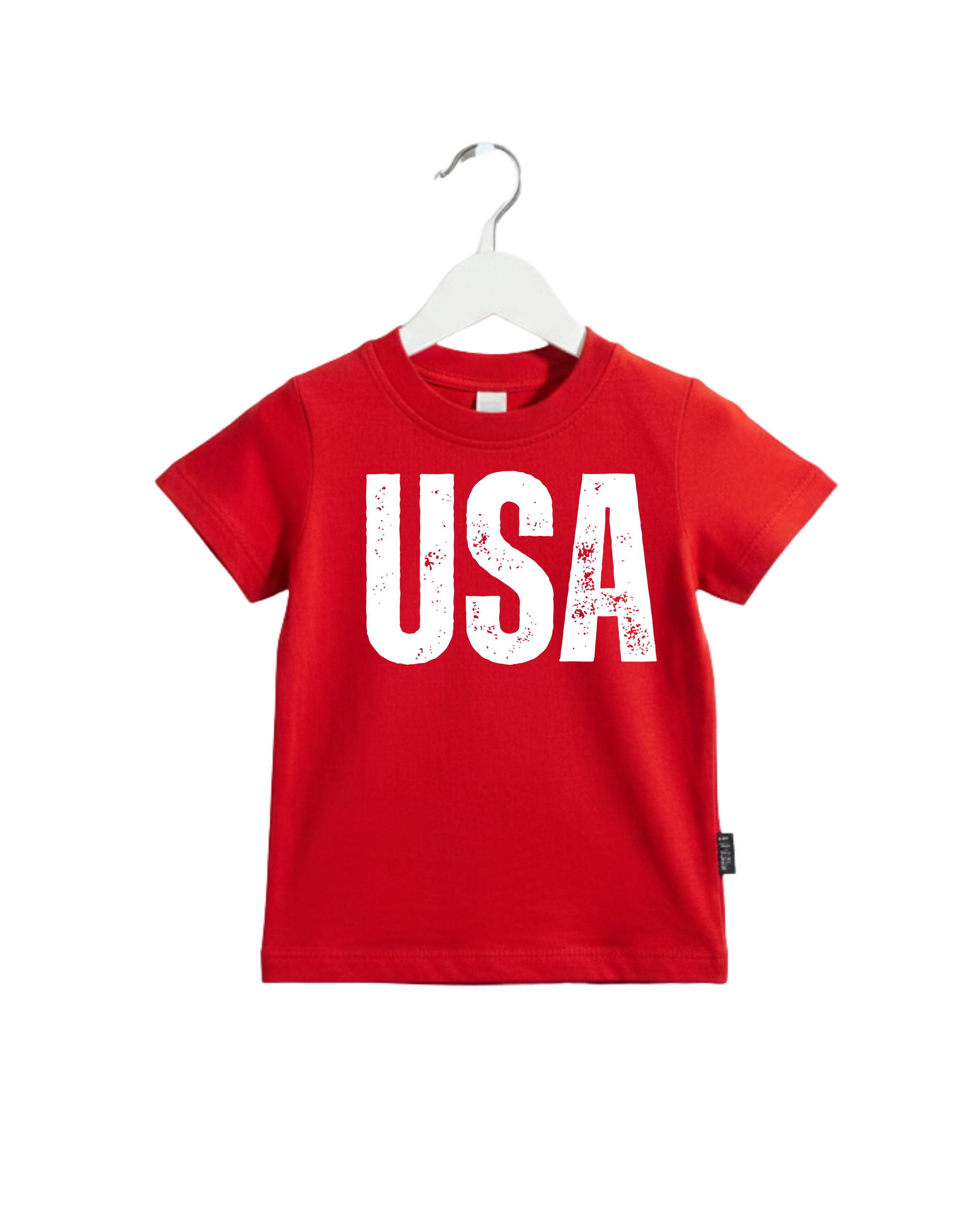 USA Bold Graphic Cotton T-Shirt for Boys