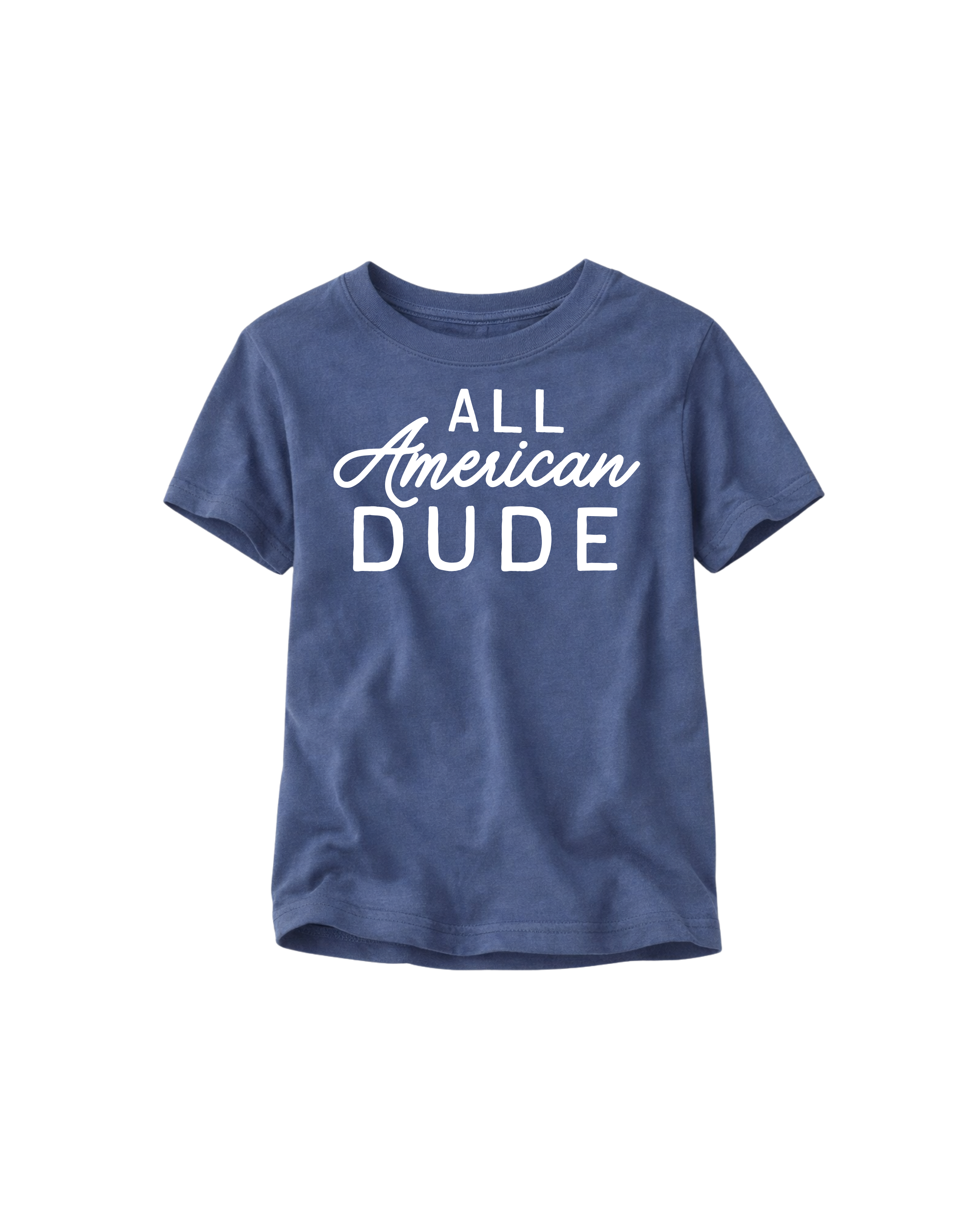 All American Dude Graphic Cotton Tee for Boys