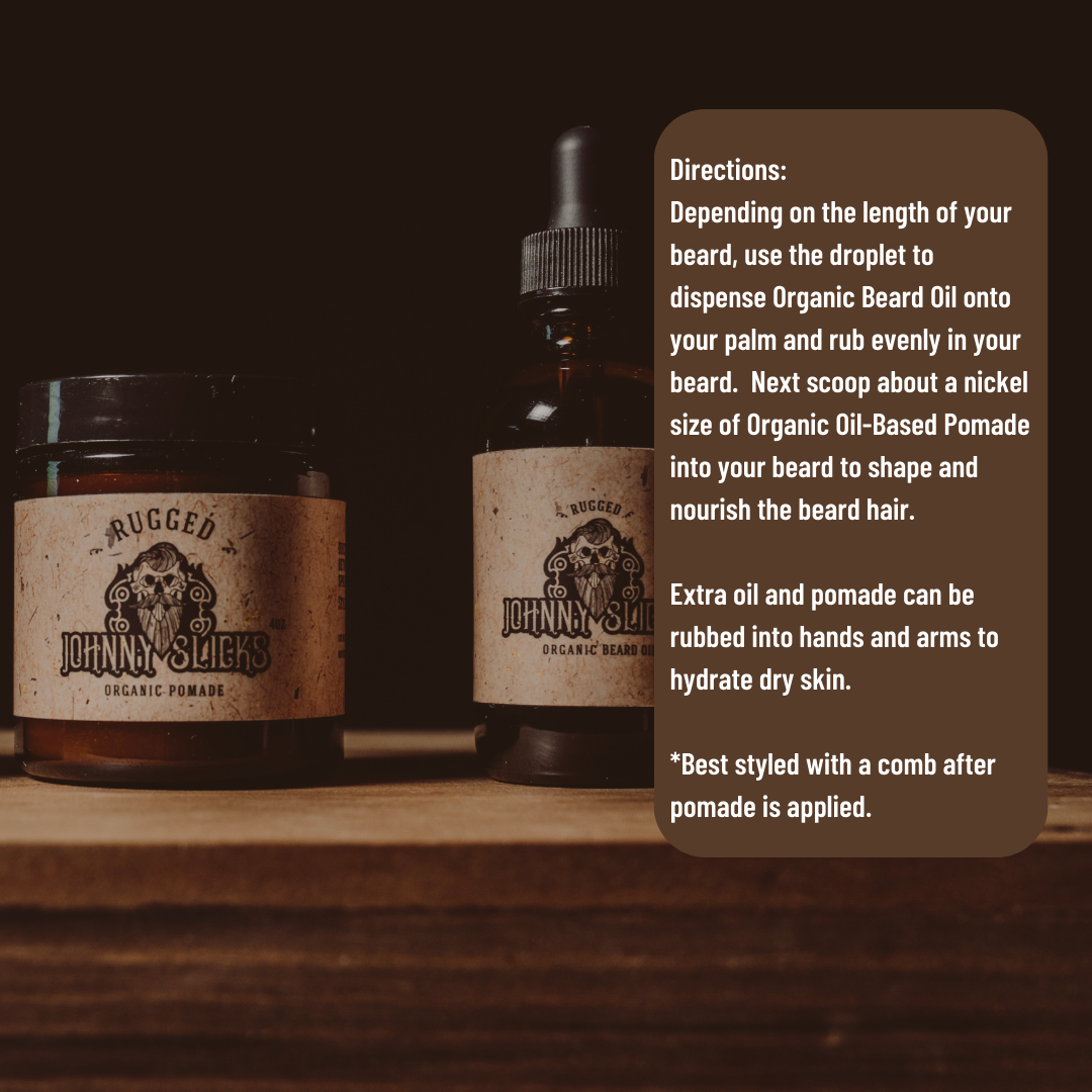 Organic Beard and Hair Styling Grooming Kit - Image 7