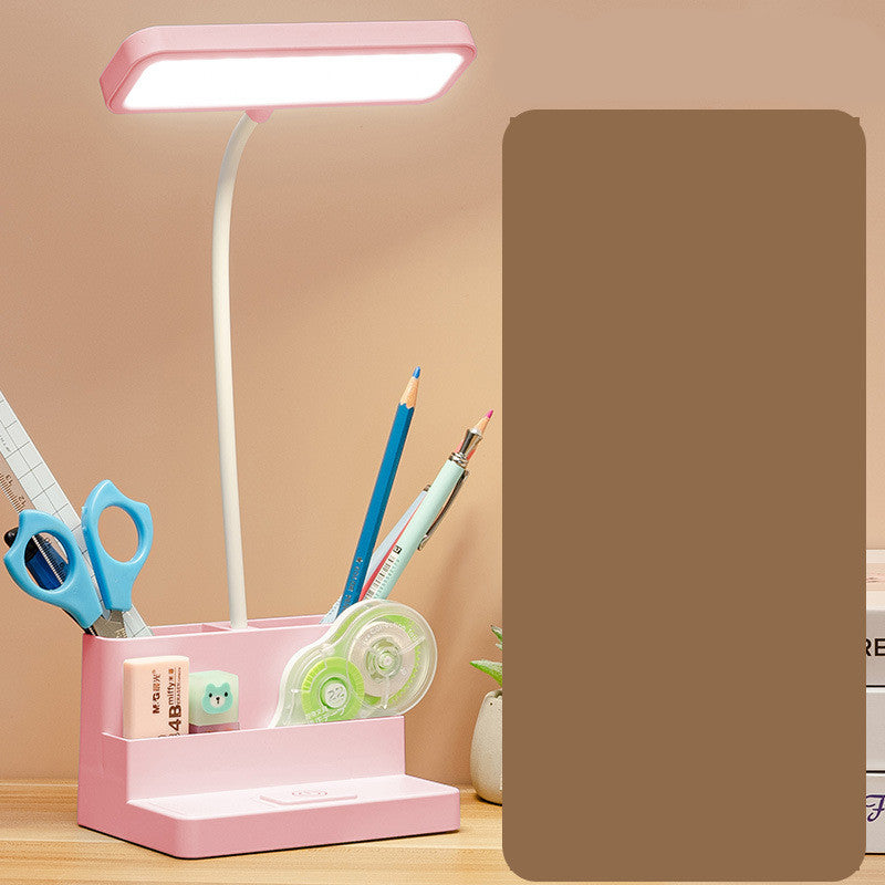 Smart LED Desk Lamp with Pen Storage and Dimming